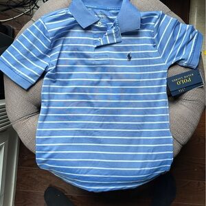 Polo Ralph Lauren boys, blue striped shirt